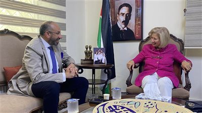 حسام المندوه خلال لقاء وزيرة الثقافة الأردنية: ضرورة استغلال العلاقات القوية بين القاهرة وعمان في توطيد التعاون بكافة المجالات خصوصًا التعليم والثقافة | صور