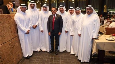 رئيس الاتحاد الكويتي للسلة يحتفي ببعثة الأهلي في البطولة العربية