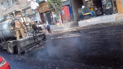 استكمال رصف طريق القرشية - شبشير في الغربية | صور 