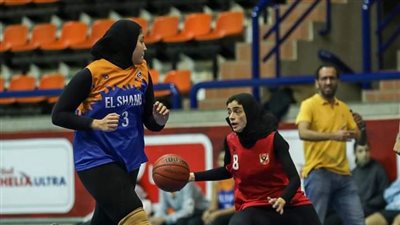 سيدات سلة الأهلى يفوز على الشمس في الدورى 