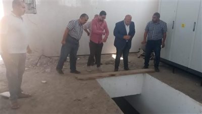 نائب محافظ الجيزة يتفقد مشروع موقف السرفيس الجديد في الصف