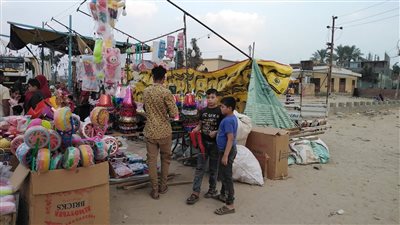 الاحتفال بمولد النبي على المقابر في قرية بالشرقية | فيديو 