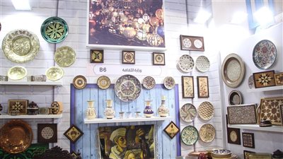 وزارة الثقافة تشارك بمنتجات يدوية متنوعة بمعرض تراثنا | صور