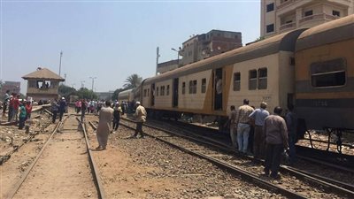 مصرع سيدة أسفل عجلات قطار في بني سويف
