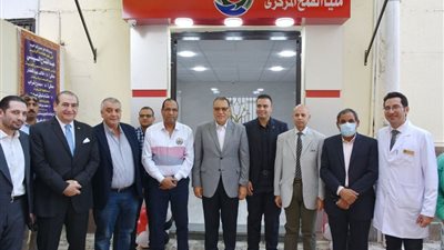 محافظ الشرقية يفتتح بنك الدم التجميعي بمستشفى منيا القمح 