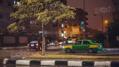 شديدة على السادات والباجور.. أمطار على كافة الأنحاء في المنوفية| صور