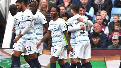 تشيلسي يفوز على أستون فيلا 0/2 في الدوري الإنجليزي 