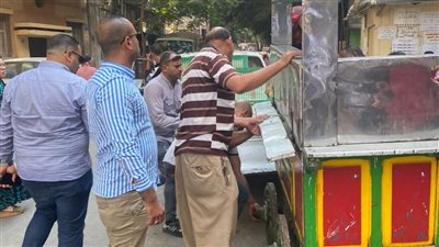 ضبط 68 سيارة نقل أثناء إلقاء المخلفات بالطريق العام بالجيزة| صور