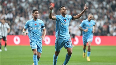 تريزيجيه يسجل في تعادل طرابزون مع بشكتاش 2/2 بالدوري التركي 