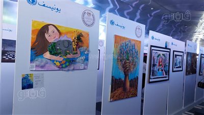 لوحات طلاب مصر للتوعية بالتغيرات المناخية تزين جدران مؤتمر شرم الشيخ | صور