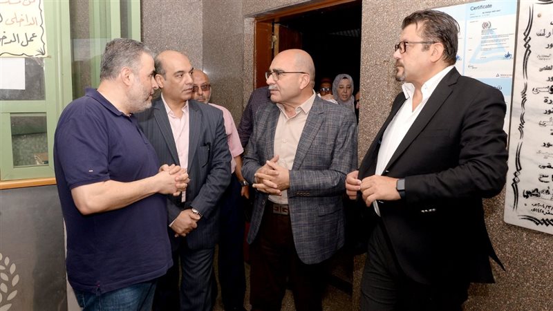 جولة رئيس جامعة المنصورة