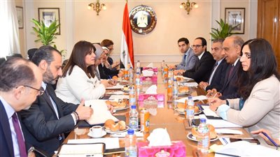 وزيرة الهجرة تعقد اجتماعا تشاوريا مع وزير قطاع الأعمال