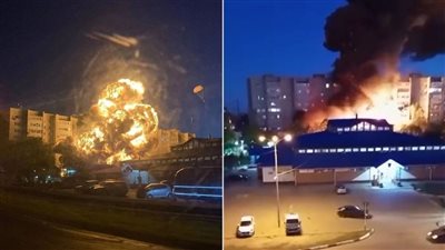 لحظة تحطم المقاتلة الروسية على مبنى سكني.. وحصيلة جديدة لعدد الضحايا | فيديو