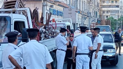 إزالة 1584 حالة إشغال متنوع من شوارع الإسكندرية 