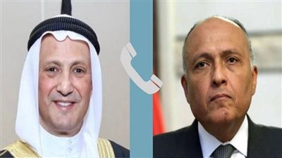 وزير الخارجية يهنئ وزير خارجية الكويت الجديد بمنصبه