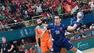 لاعب يد الأهلي: قدمنا مباراة كبيرة أمام مضر السعودي