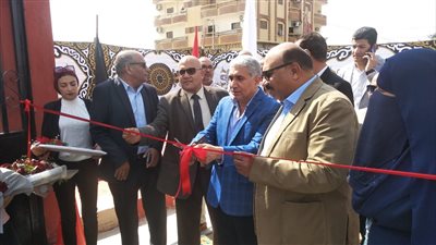 رئيس مياه القناة والسكرتير العام يفتتحان محطة 