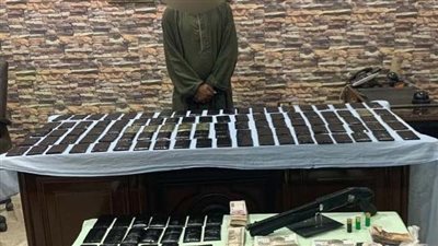 ضبط كميات من المخدرات بحوزة عنصر إجرامي بالأقصر 