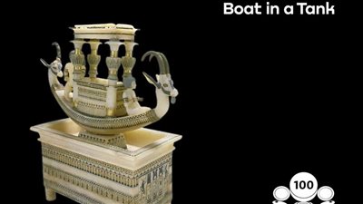 حملة 100عام توت عنخ آمون.. تعرف على قارب المرمر للملك الذهبي