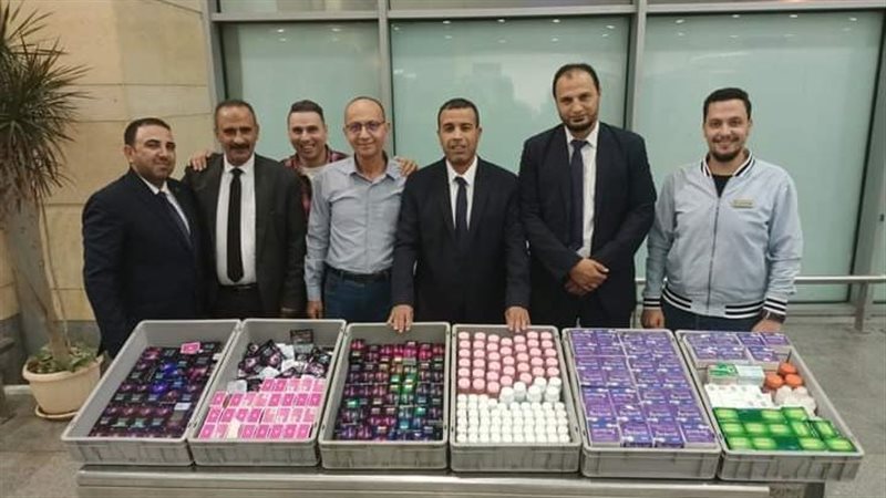 المضبوطات بحوزة رجال