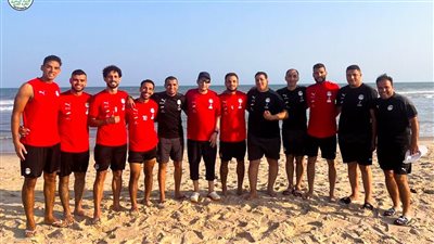 فحوصات طبية ومسحة كورونا لمنتخب الشاطئية قبل السفر إلى موزمبيق