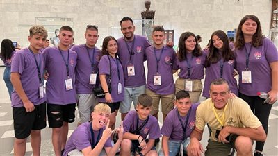 أطفال العالم في زيارة للمتحف القومي للحضارة المصرية | صور