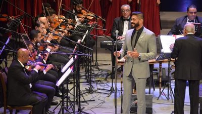 خالد سليم يتألق في أولى حفلات مهرجان الموسيقى العربية بأوبرا دمنهور | صور