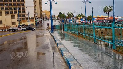 أمطار غزيرة على مرسى مطروح وتقلب الأحوال الجوية | صور