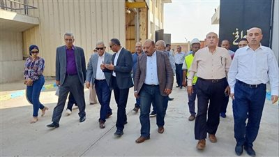 نائب وزير الإسكان يتفقد محطة معالجة الصرف الصحي في الإسماعيلية | صور 
