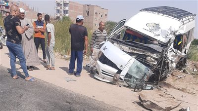 مصرع 4 أشخاص وإصابة 7 آخرين في حادث تصادم بسوهاج | صور
