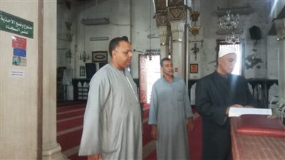 جولة تفقدية لوكيل وزارة الأوقاف بالإسكندرية على بعض المساجد 
