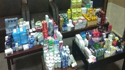 ضبط 210 ألف قرص أدوية مهربة جمركيًا داخل مخزن مركز طبي بالقاهرة