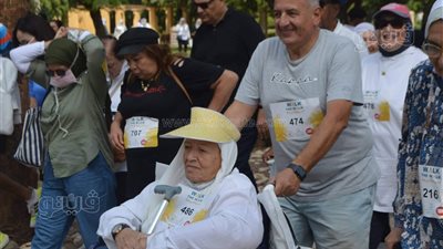 تحت شعار الحركة بركة.. أول رالي لكبار السن في مصر بحديقة المريلاند | فيديو وصور