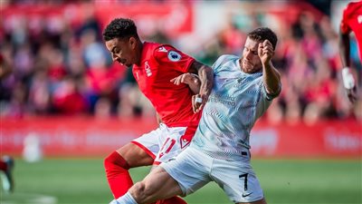 نوتينجهام فورست يتقدم بالهدف الأول على ليفربول بالدوري الإنجليزي 