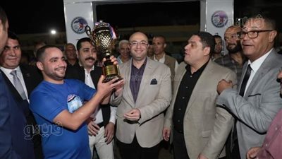 في حضور المحافظ.. «ترعة البوصة» بطلا لدوري مستقبل وطن ببني سويف