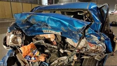 انتداب الطب الشرعي لبيان سبب وفاة شاب لقي مصرعه في حادث بطريق الصف