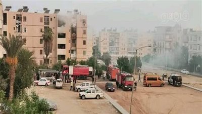 حريق يلتهم شقة سكنية في الشرقية