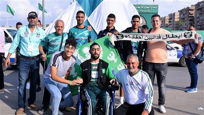 المصري في القلب.. زحف جماهير بورسعيد لدعم فريقها أمام بيراميدز | صورة