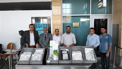 إحباط محاولة تهريب مستلزمات طبية بمطار برج العرب
