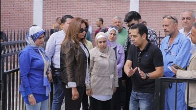محافظ دمياط تتفقد التشغيل التجريبي لمشروع معالجة صرف صحى طبل