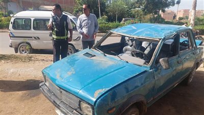 إصابة 4 طلاب في انقلاب سيارة بالمنوفية