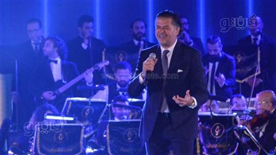 راغب علامة يبدأ حفله الأول بمهرجان الموسيقى العربية بـ