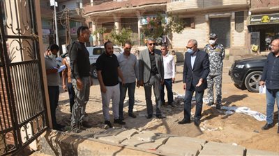 جولة تفقدية لمحافظ القليوبية لمتابعة سير العمل في مشروعات 