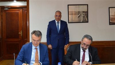 ‫توقيع اتفاق تدريب بين الرى ومعهد بارى الإيطالي بمنحة 2.30 مليون يورو