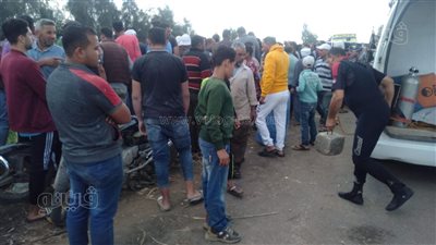 6 سيارات إسعاف تنتقل لموقع انقلاب أتوبيس مدارس في ترعة بالدقهلية