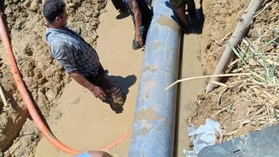 إحلال وتجديد خطوط المياه بمدينة العبور 