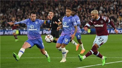 وست هام يفوز على بورنموث 0/2 في الدوري الإنجليزي 