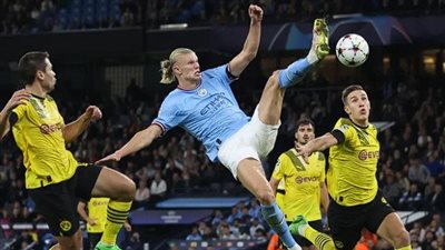 تشكيل مباراة مانشستر سيتي ودورتموند في دوري أبطال أوروبا 