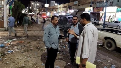 إزالة أحد أكبر الأسواق العشوائية بمرسى مطروح ونقل الباعة الجائلين لأسواق مطورة|صور