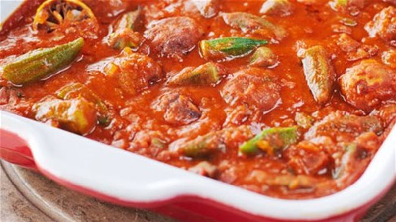 طاجن البامية